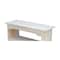 International Concepts Brookstone Bench, 36" Long, Unfinished BE-36 - alternate 5